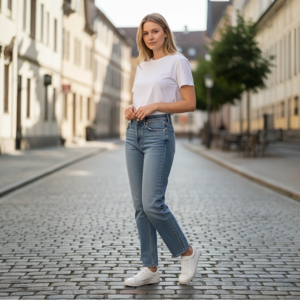 Gap 90s High Rise Straight Fit Jeans in 30/10